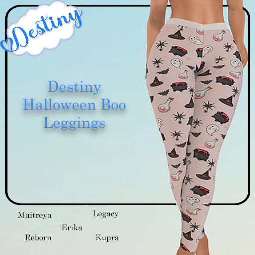 _Destiny_ Halloween Boo Leggings