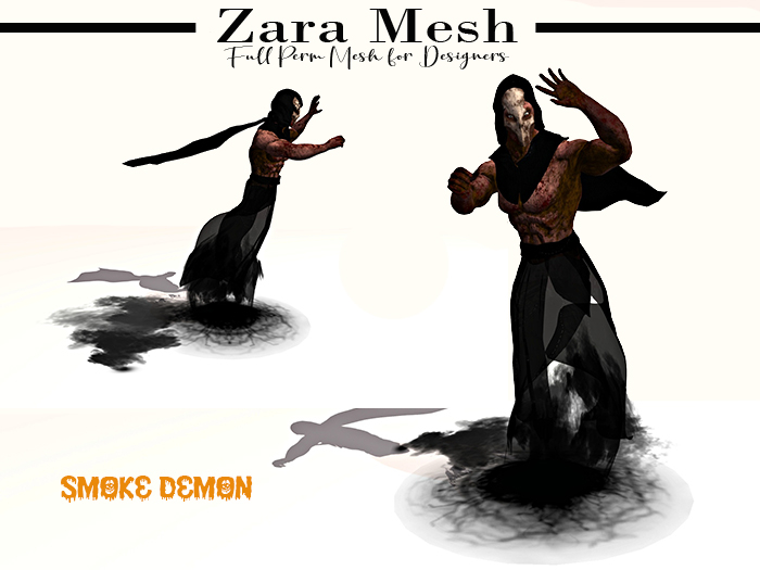 ZM - Horror - Smoke Demon - FULL PERM MESH