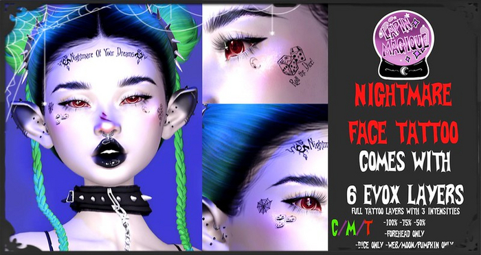 [LMS]Nightmare Face Tatoo(EVO-XONLY)