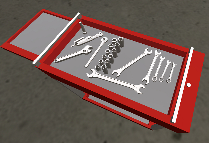 Snap-on Roller Tool Box with Tools (Box)