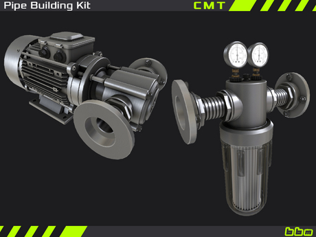 Second Life Marketplace - [BBM] Pipe Building Kit (v.1.0) [CMT]
