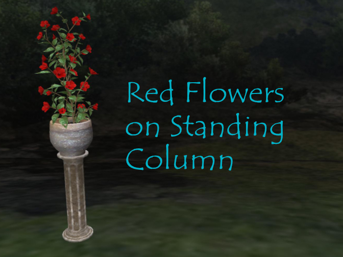 MBC-Red flowers on Column