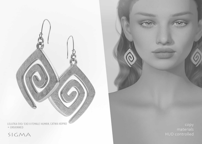 SIGMA Key earrings DEMO 