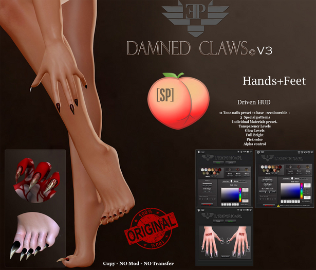 L'Emporio&PL::*Damned Claws*::-Set- [SP] PEACH BODY -V3-