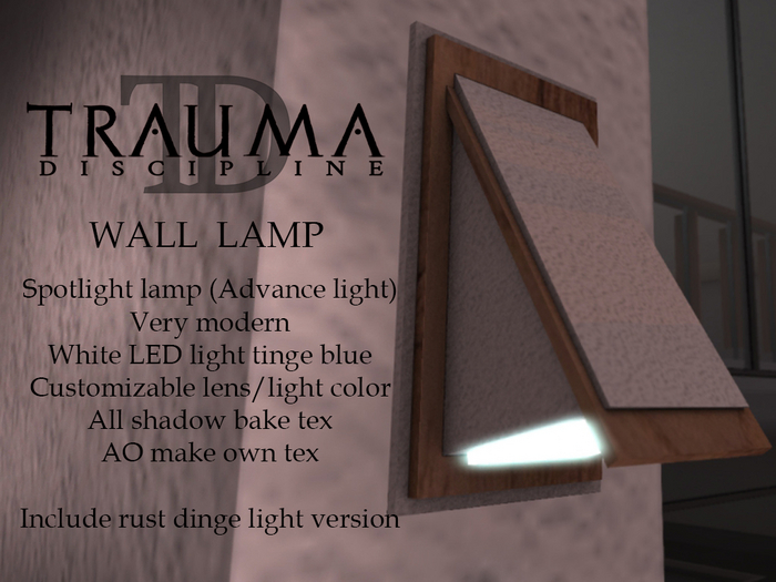 TRAUMA Wall Lamp 