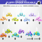 SEmotion Libellune Fluffy Spider Rideable UNCOMMON 16