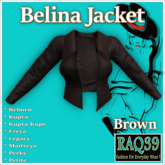 [R39] Belina Jacket-Brown