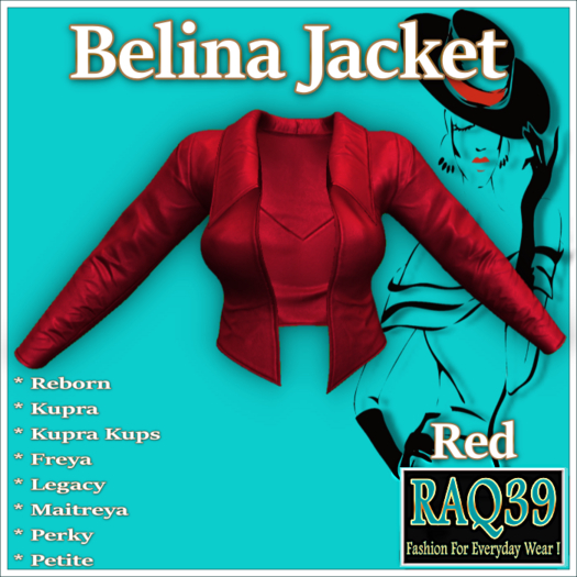 [R39] Belina Jacket-Red