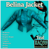 [R39] Belina Jacket-Teal