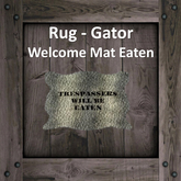 DFS Rug - Gator Welcome Mat Eaten (DFS - Texture Only)