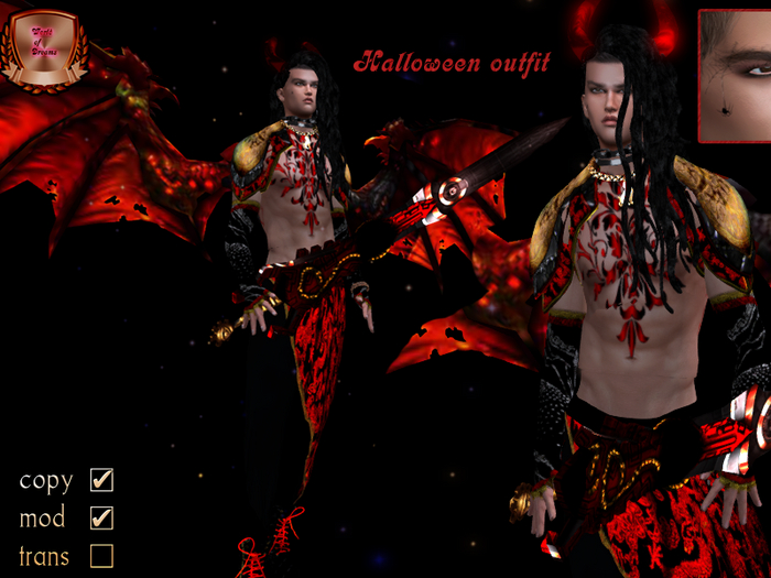 Halloween men's outfit
