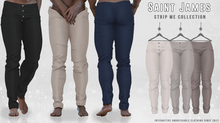 Saint James - Ashton Mens Pants - Greyscale 3 Pack - Strip Me Interactive - Belleza Jake / Legacy Male 