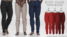 Saint James - Ashton Mens Pants - Red 3 Pack - Strip Me Interactive - Belleza Jake / Legacy Male 