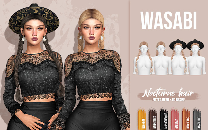 Wasabi // Nocturne Hair - Absolute Pack