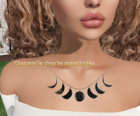 SPELL : Obscuro :Dark Moons {necklace}