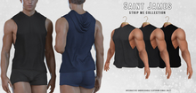 Saint James - Javier Hoodie - Black 3 Pack - Strip Me Interactive - Belleza Jake / Legacy Male 