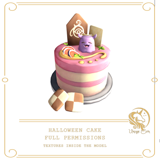 Full Perm Halloween Cake