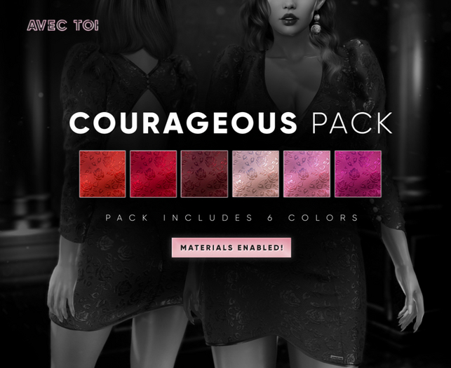AVEC TOI - Rose Mini Dress COURAGEOUS PACK V.2