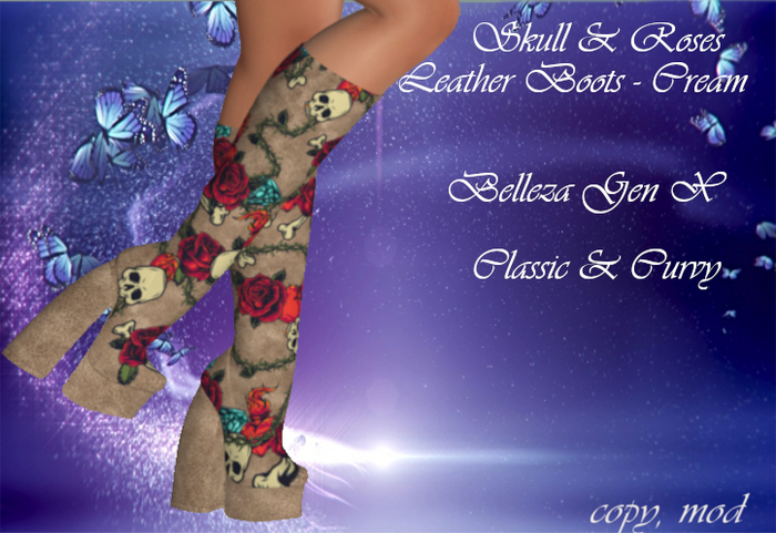 Skull & Roses Cream BELLEZA GEN X