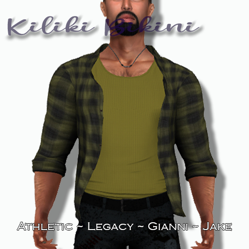 [kb] Mens Grunge Shirt & Tank - Yellow