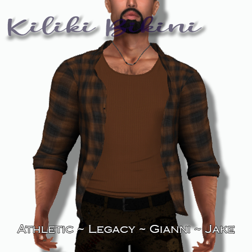 [kb] Mens Grunge Shirt & Tank - Spice