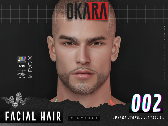 .:OKARA STORE:. .:#T1612:. BEARD-2K22-BOM-EVOX-002