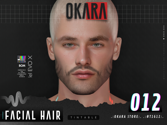 .:OKARA STORE:. .:#T1612:. BEARD-2K22-BOM-EVOX-012