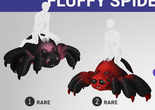 SEmotion Libellune Fluffy Spider Rideable RARE 01
