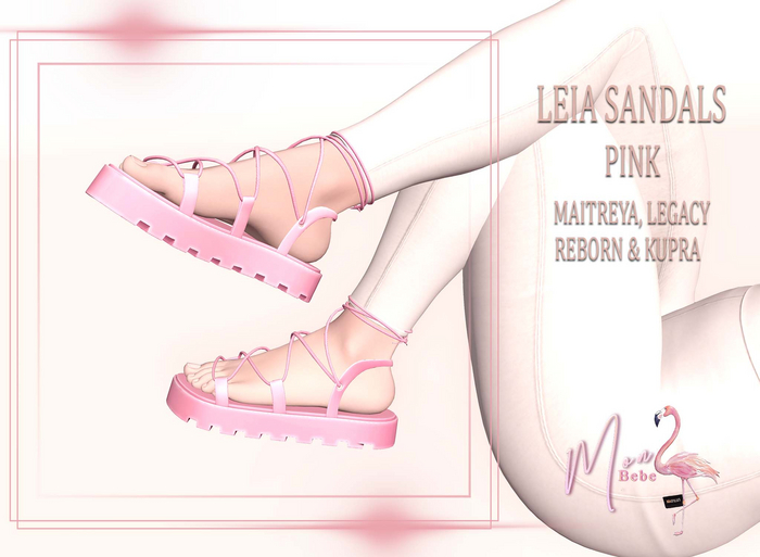 Mon Bebe - Leia Sandals - Pink