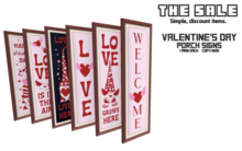 The Sale - Valentine's Day Porch Signs (Mod&Copy)