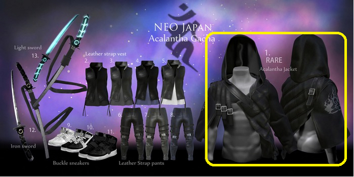 1.::GB:: Acalantha jacket & Hodie RARE
