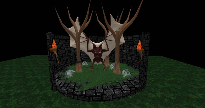 Gargoyle Sim Display Decoration
