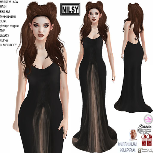 HALLOWEEN GOWN,CL&MESH BODY