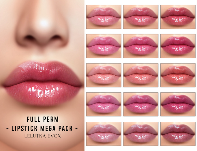 LELUTKA EVOX FULL PERM LIPS TEXTURES #41 -DEMO-