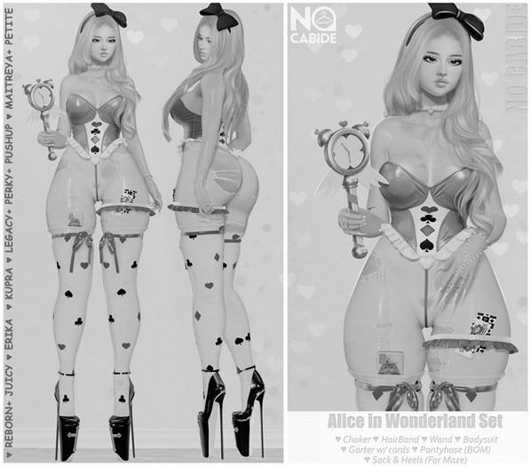 DEMO No Cabide :: Alice in Wonderland Set