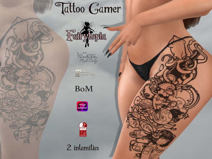 **FAIRYTOPIA** TATTOO GAMER