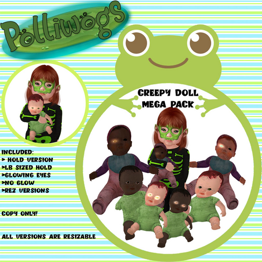 ~PW~ Creepy doll Mega Pack (Unpacker)