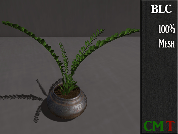 BLC fernpot bronze dark