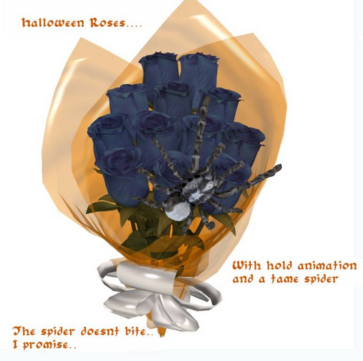 Bouquet of Roses Halloween-Spider /HOLD version 1
