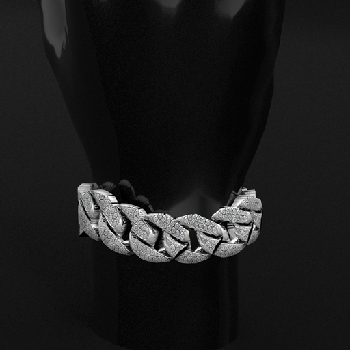 EC' WOO CUBAN PLAT BRACELET V2