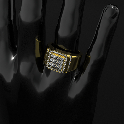 EC' WOO SQUARE FACE 24K