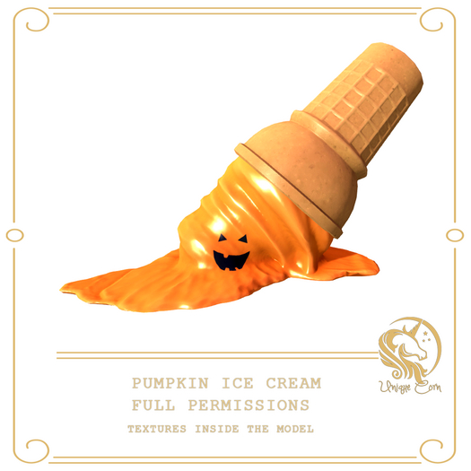 Full Perm Pumpkin Ice cream