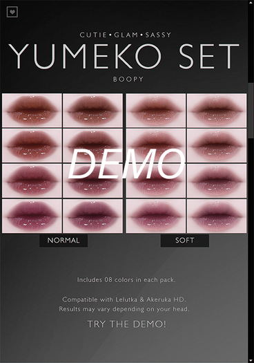 [BOOPY] Yumeko Lipstick (DEMO)