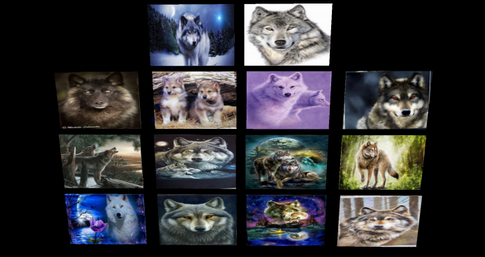 Welcome Mat wolf Collection