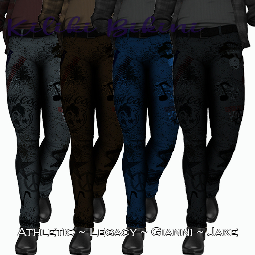 [kb] Mens Grunge Jeans - FatPack