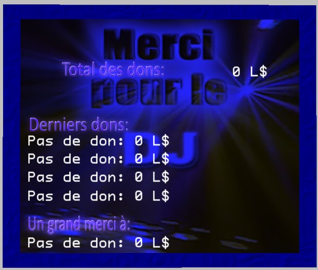 French DJ Donation Board