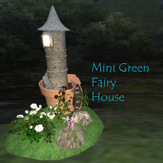 MBC-Mini Green Fairy House