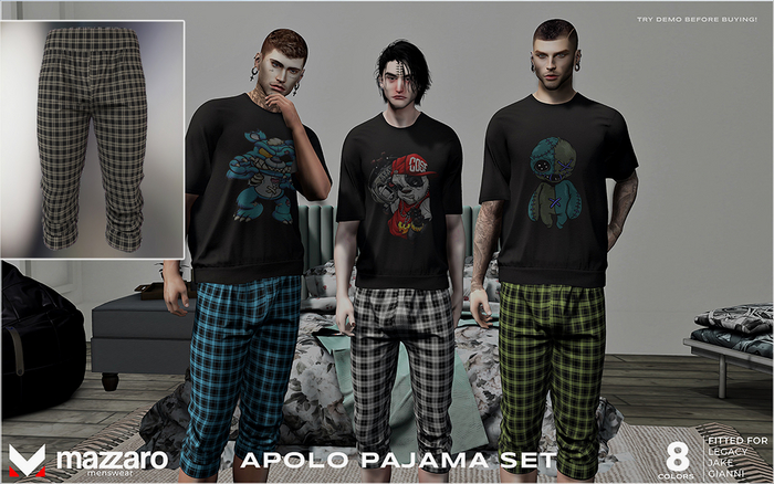 [Mazzaro] Apolo Pajama Pants - 01 