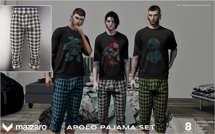[Mazzaro] Apolo Pajama Pants - 07 (Packed)