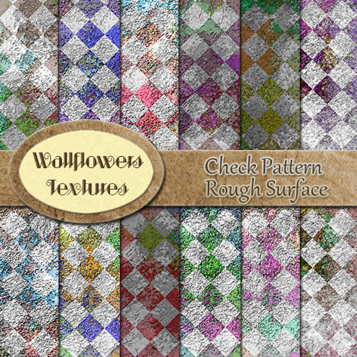 *Wallflowers* Check Pattern Rough Surface